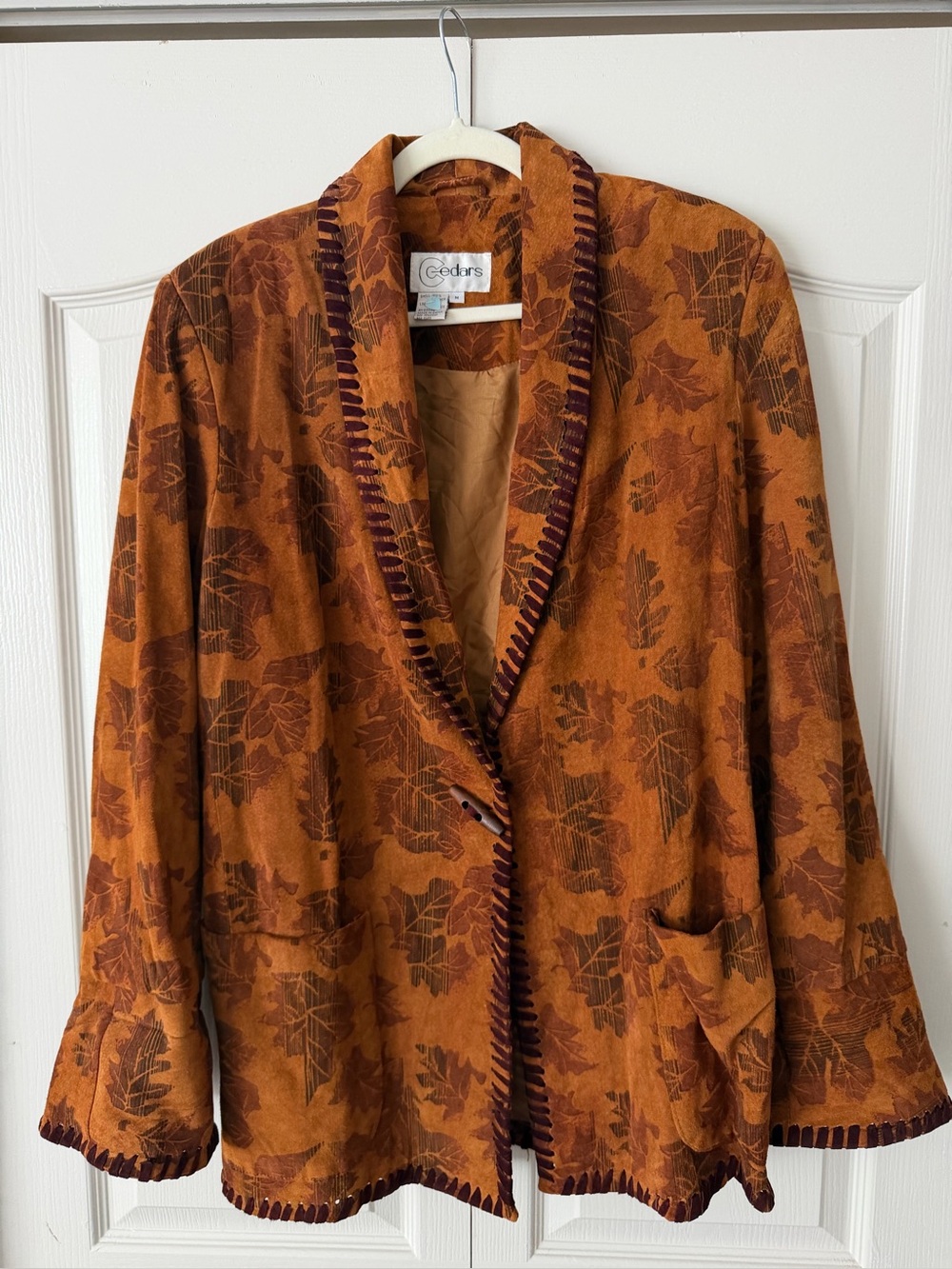 Vintage Cedars leather jacket